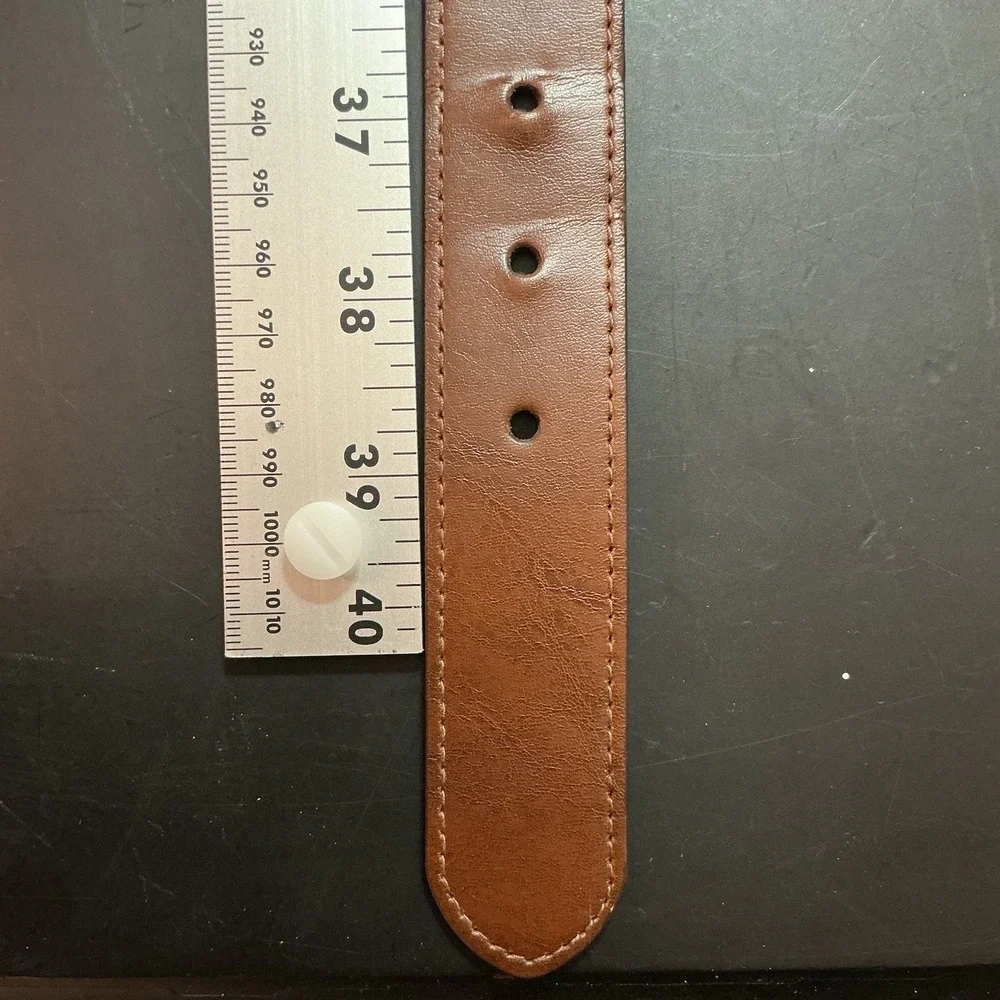 University of Tennessee Vols Canvas Belt Brown Orange Unisex EUC 42